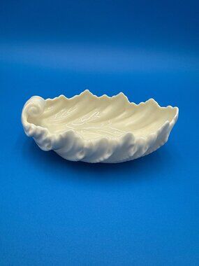 Lenox Swan Porcelain Trinket Dish Avory Wedding Candy Nut Bowl Shell